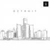 Detroit Skyline SVG - Download