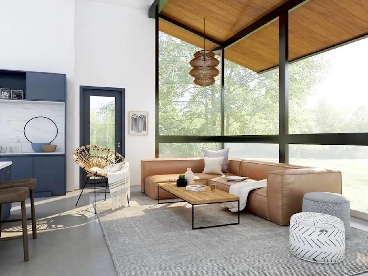 Japanese-interior-design_living-room-windows