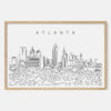 Framed Atlanta Art print Landscape Main