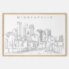 Framed Minneapolis Art print Landscape Main