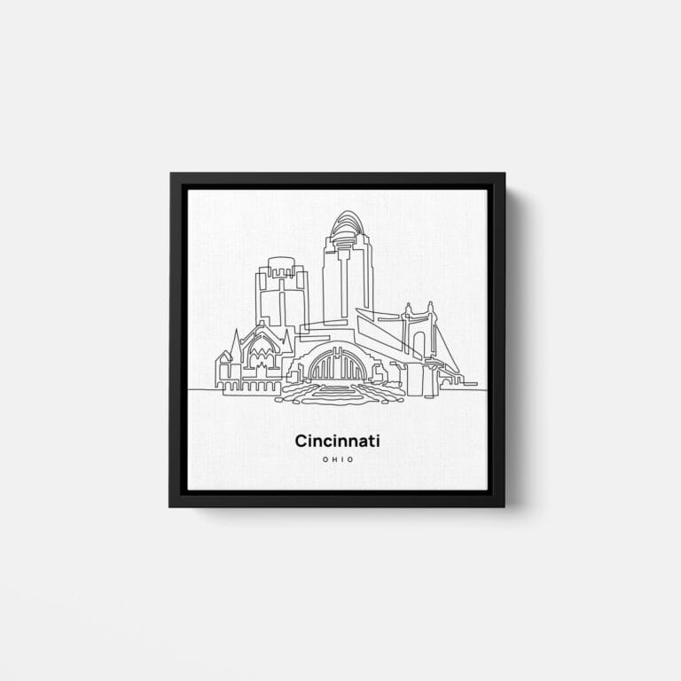 Mini Cincinnati Canvas Print - Main