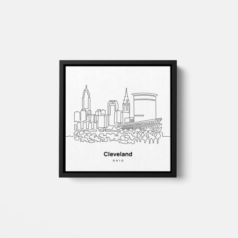 Mini Cleveland Canvas Print - Main