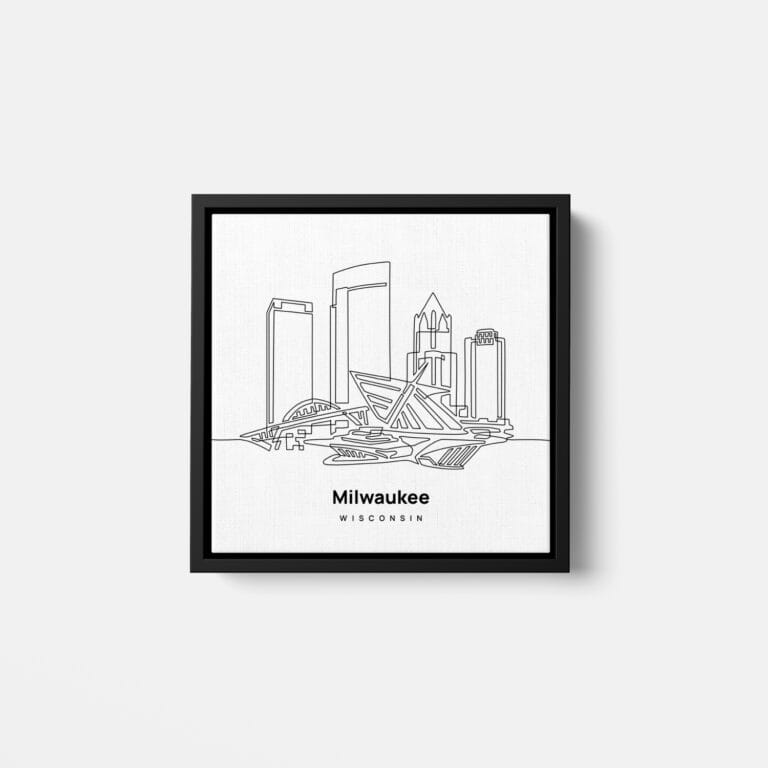 Mini Milwaukee Canvas Print - Main