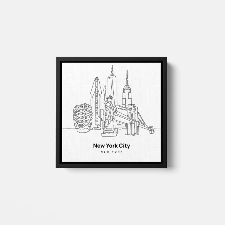 Mini New York Canvas Print - Main