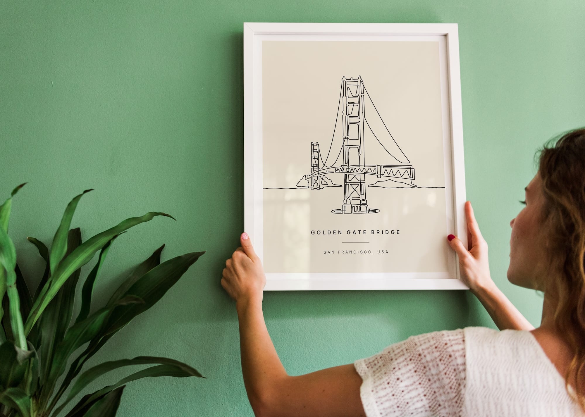 San Francisco Landmark Art Print - Cover