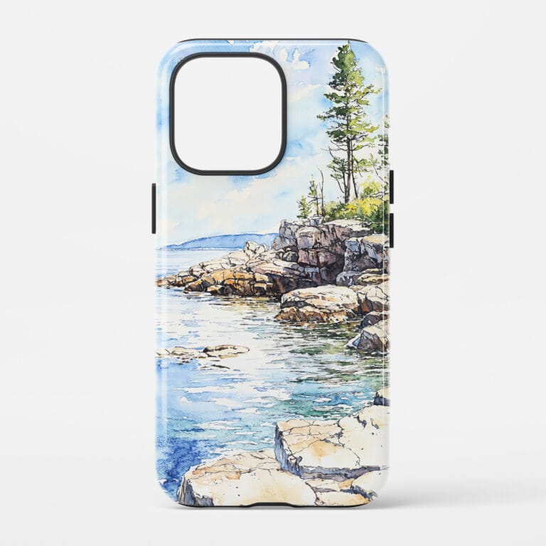 Acadia National Park Phone Case - Tough Case - Main Blank