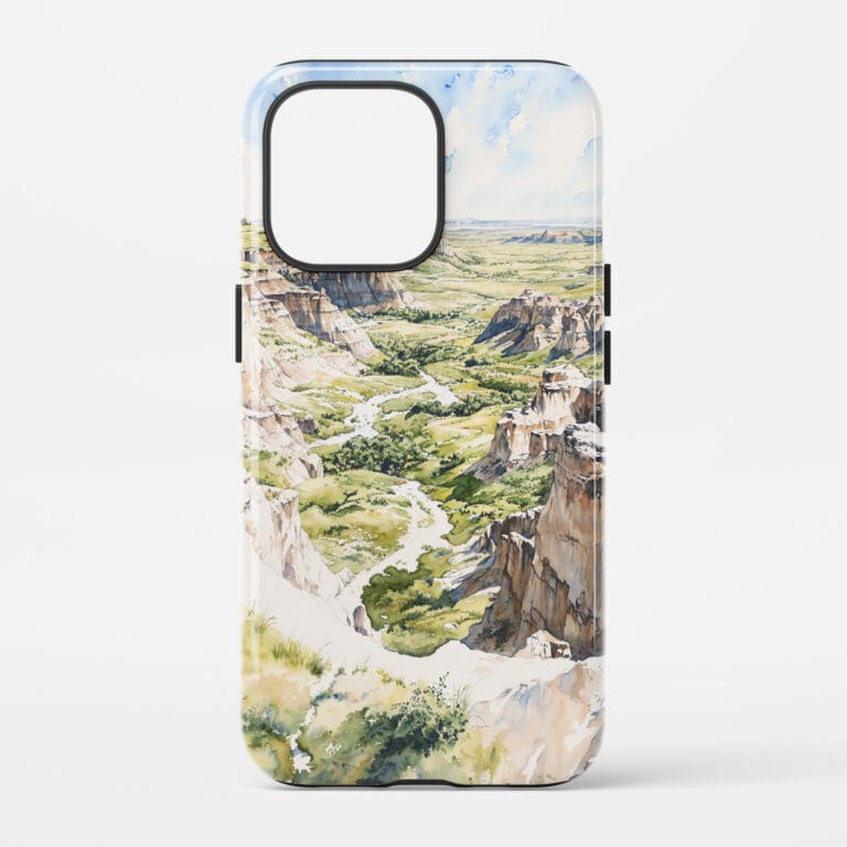 Theodore Roosevelt National Park Phone Case - Tough Case - Main Blank