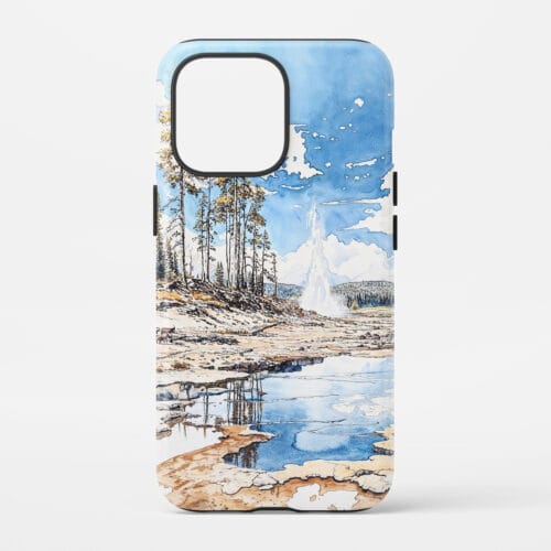 Yellowstone National Park Phone Case - Tough Case - Main Blank